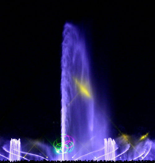漂浮升降音乐喷泉